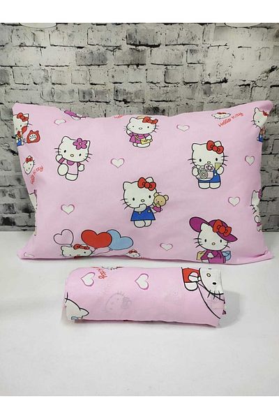 GASEL ÇARŞI Σετ σεντόνια Hello Kitty από βαμβακερό ύφασμα