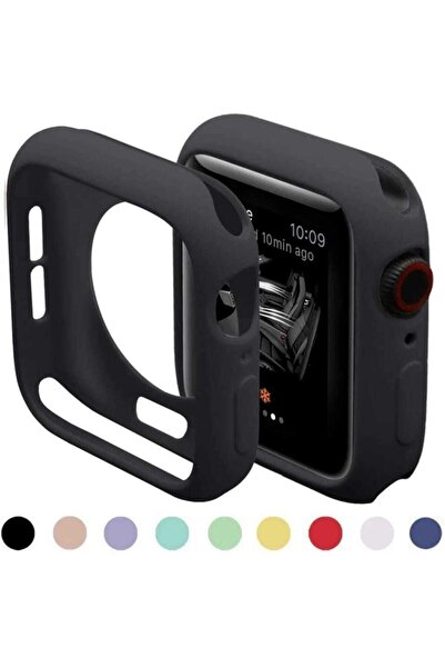 GREGOSS Apple Watch Seri 4 5 6 Se 44 Mm Önü Açık Tasarım Yumuşak Silikon Kılı...