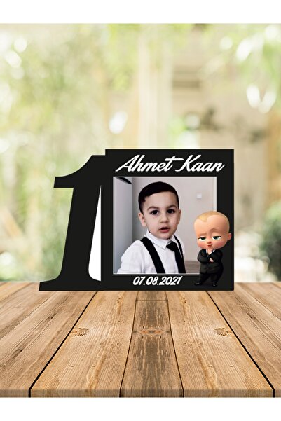 Melek Atölye - Bebek Çocuk Doğum Günü Ahşap Magnet Patron Bebek 12 Li