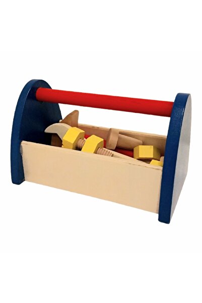 bakgelal Çok Parçalı Ahşap Oyuncak Alet Çantası