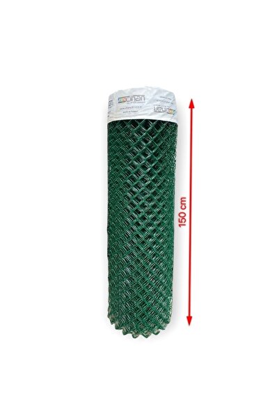 CİHAN TEL ÇİT Cihan Çit Pvc Kaplı Örgü Tel Bahçe Çiti - 3,00 Mm Kalınlık 45x4...