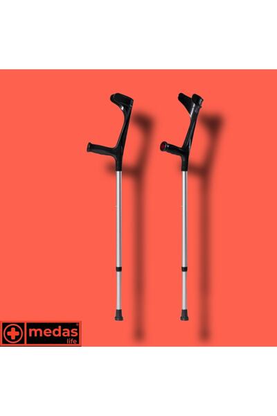 MEDAS LİFE Çift Kanedyen Koltuk Değneği Siyah