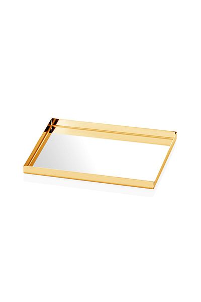 Narin Coffee Presentation Tray (WITHOUT HANDLE) - Gold - 14.5 X 21.5 Cm