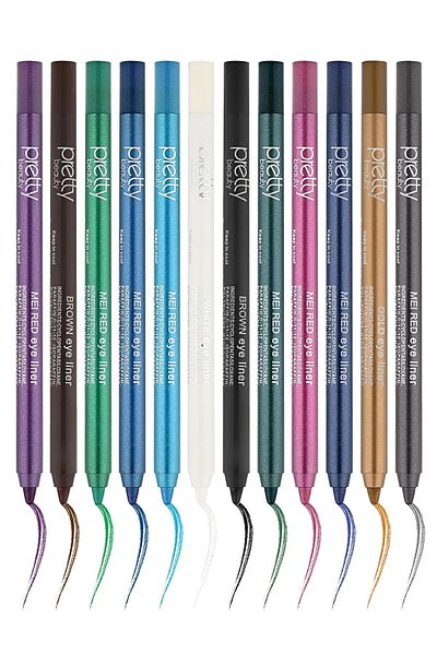 Pretty Beauty Gel Oil Eye Pencil Chrome Green Pb:4966