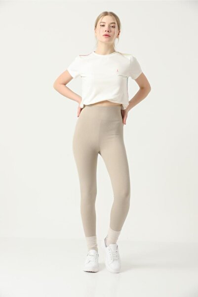 Ozy Fashion Γυναικείο κολάν χωρίς ραφή με ραβδώσεις