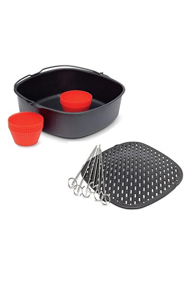 Philips Hd9952/00 Airfryer Xxl Pişirme + Hd9951/00 Airfryer Xxl Izgara Ustası Set