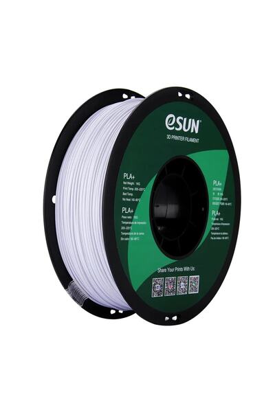eSun 2,85 Mm Pla Plus (pla+) Soğuk Beyaz Filament (1 Kg)