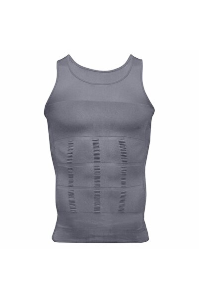 MİSTİRİK Torenova Regional Firming and Shaping Men's Corset Undershirt Gray Color