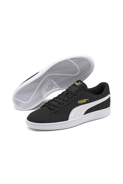 Puma Smash Buck - Unisex Black Sneaker Sports Shoes