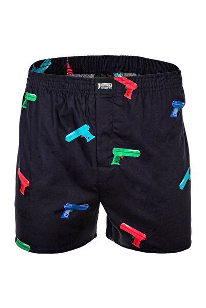 Happy Shorts Herren Web-Boxershorts – Amerikanische Boxershorts