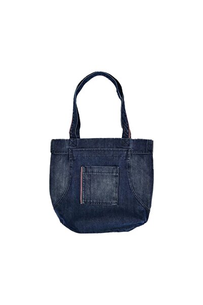 Kadın Günlük Indigo Denim Çanta