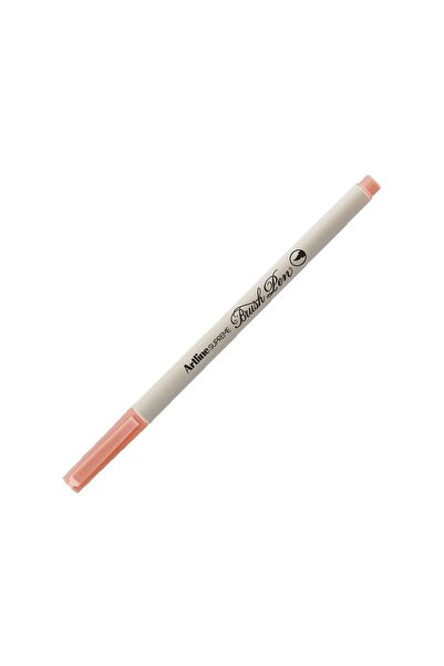 artline قلم تحديد ذو طرف فرشاة رفيع للغاية Apricot Lv-a-epfs-f Apricot Lv-a-e...