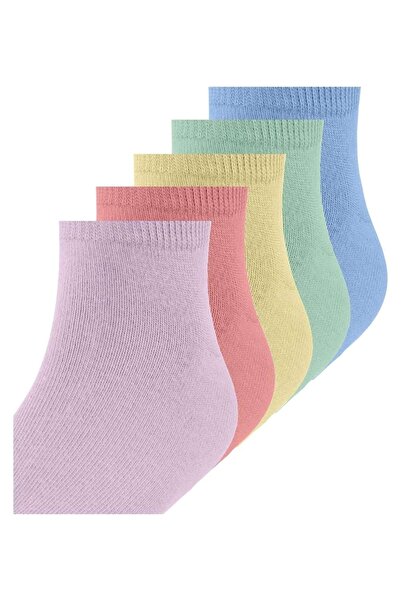 Esprit Kinder Socken, 5er Pack - Sneakersocken, einfarbig, Bio-Baumwolle