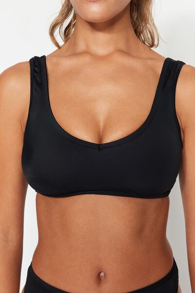Trendyol Collection Μαύρο μπικίνι Bralette TBESS23BU00346