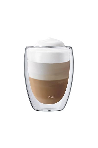 NUO Enjoy Life Double Glass Cup - 350 ml