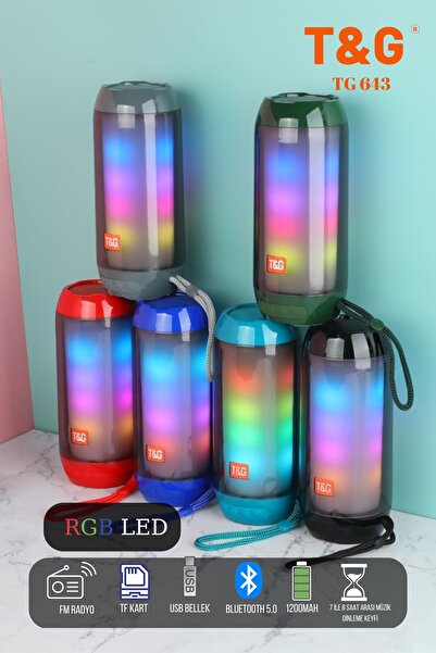 TG Bluetooth Hoparlör Taşınabilir Kablosuz Ses Bombası Kırmızı Fm Radyo Aux S...