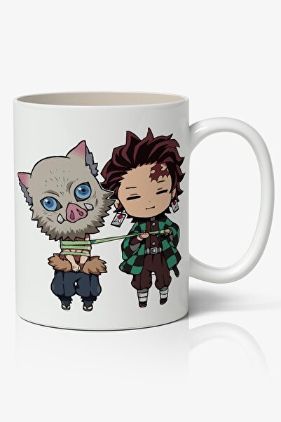 Anime Marketi كوب أنيمي من البورسلين الأبيض شيطان يقطع