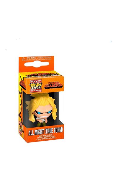 Funko Pop Figure Keychain: My Hero Academia- All Might (True Form)