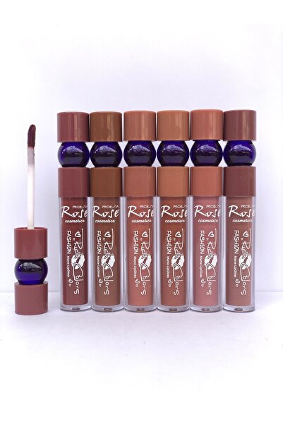 AİLY COSMETİCS Rose Rıch Colors 6'lı Kalıcı Ruj Serisi