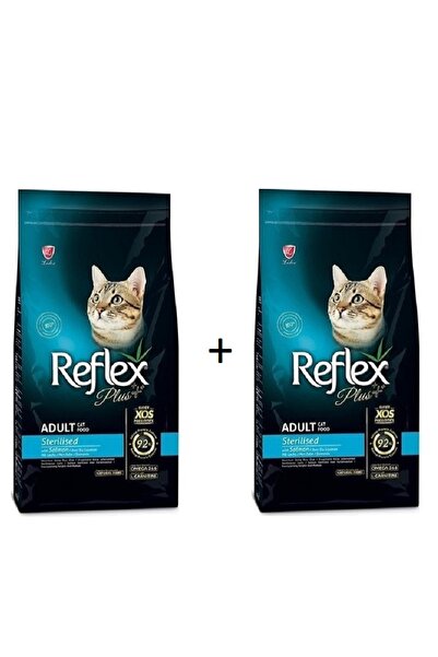Reflex Plus Somonlu Kısırlaştırılmış Kedi Maması 4 Kg (2+2 Kg)