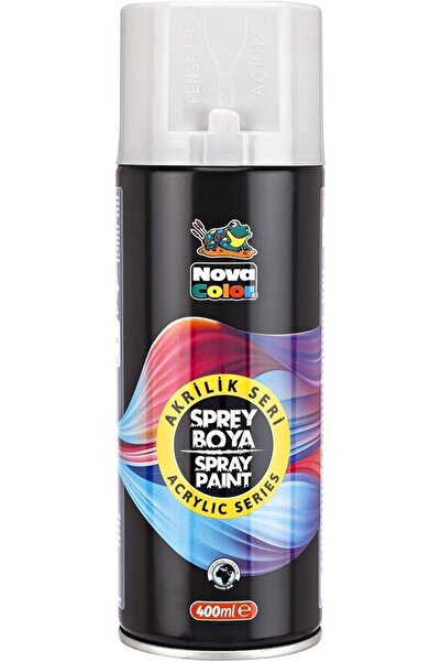 Nova Color Akrilik Sprey Boya Beyaz 400ml