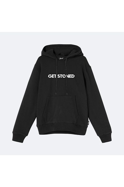 Shout Υπερμεγέθη Get Stoned Oldschool Unisex Hoodie