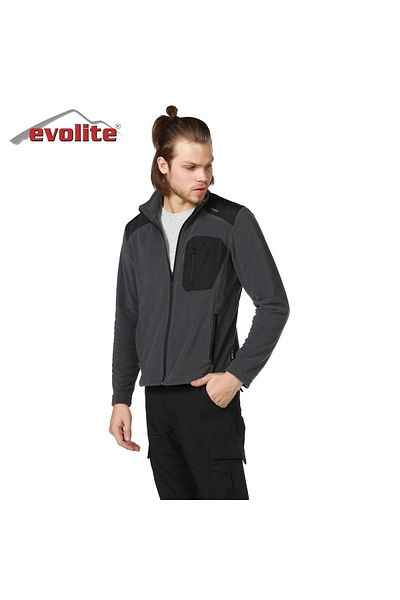 Evolite معطف صوف للجنسين من Icon باللون الرمادي