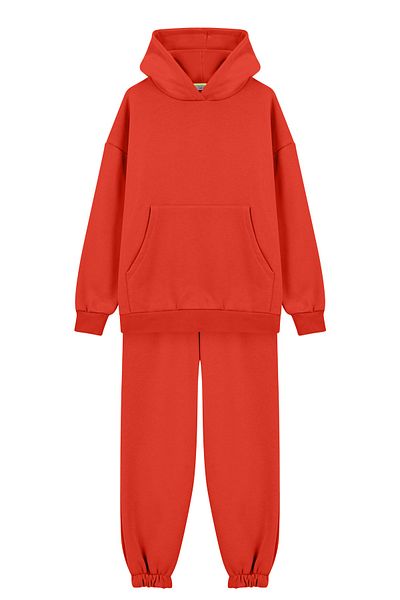 La Sarta Joda Unisex Red Tracksuit Set