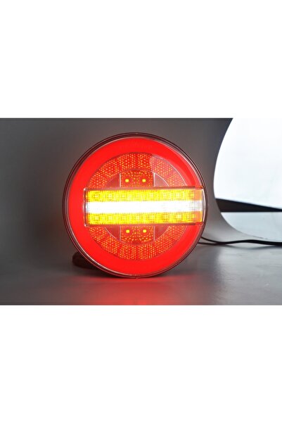 NETOTOMARKET Hamburger Stop Lambası Neon Ledli Dinamik Sinyalli 5 Fonksiyonlu 12 Volt