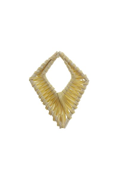 mutlu adım 20 Pieces 4x6cm Natural Wicker Accessory with Corner