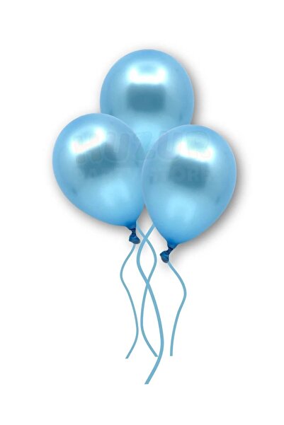 Bkmc Light Blue Macaron Balloon 10 Pieces
