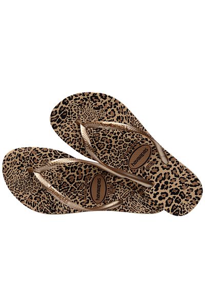 Havaianas Slim Animals Sand Gray Golden