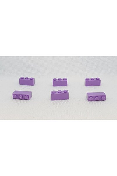 LEGO الملحق الأصلي المخصص Moc Creator Brick 1 X 3 Brick Lilac سيتم إرسال 5 قطع