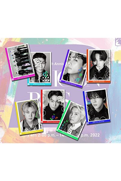 Güneş Kırtasiye BTS specijalna foto kartica za 10. godišnjicu, 8 komada