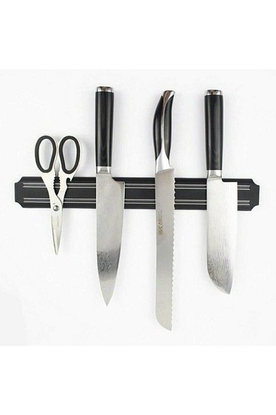 5DM Magnetic Stainless Wall Knife Hanger Stand 33 Cm Apparatus