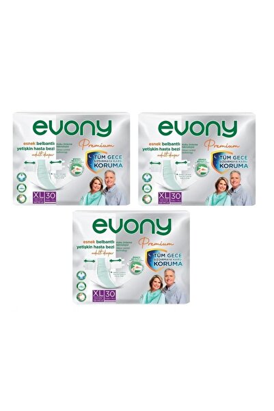 Evony Extra Large Patient Diapers with 90 Premium Waistband