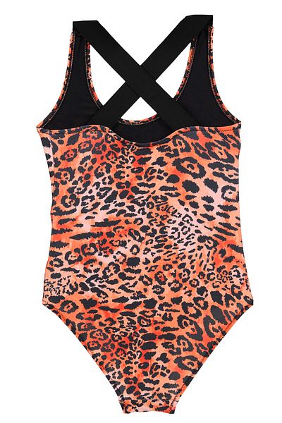 No Gossip Girl's Back Elastic Lined Fixed Rubber Shoulder Strap Back Elastic Children's Swimsuit Back Elastic Children's M