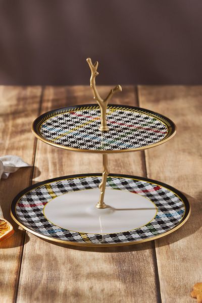 Emsan Plaid Layered Cookie Holder