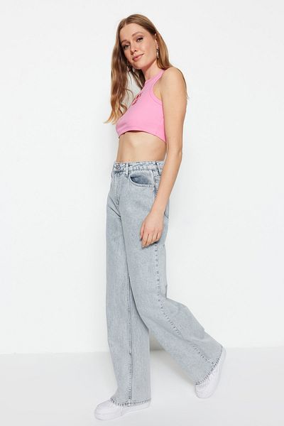 Trendyol Collection Jeans - Grau - Wide Leg