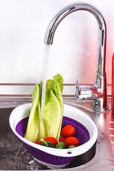 Hayveys Practical Space-Free Collapsible Round Accordion Strainer (E-60)