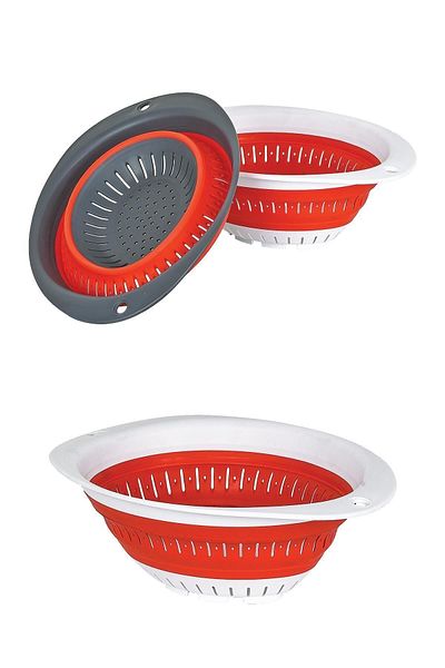 Hayveys Practical Space-Free Collapsible Round Accordion Strainer (E-60)