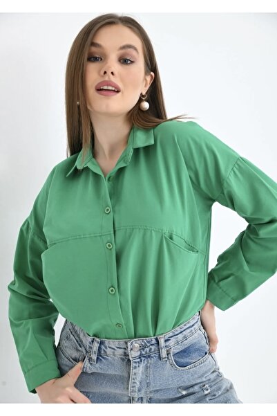 modasindoma Жіночий гольф з кишенями великого розміру