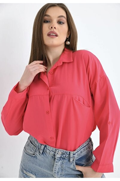 modasindoma Жіночий гольф з кишенями великого розміру