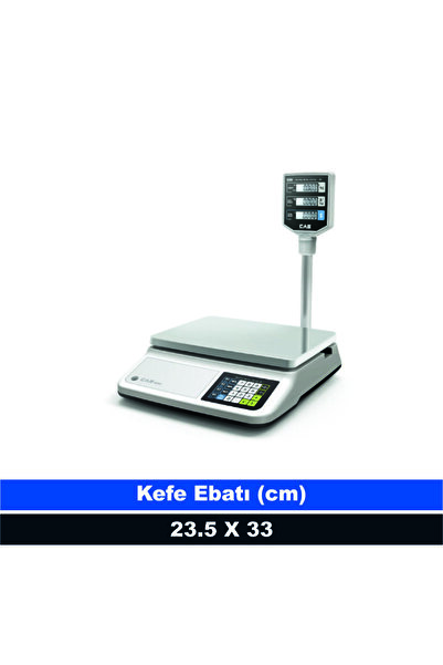 CAS Pr Plus 15 Kg 2 Gr Fiyat Hesaplamalı Terazi (onaylı)
