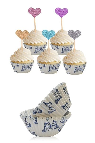 Hayveys Butterfly Patterned Cake Capsule 2-Piece A-30