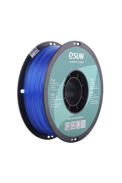 1,75 Mm Pla Şeffaf Açık Mavi Filament (1 KG)