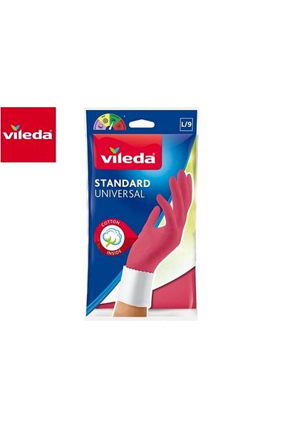 Vileda Standard Universal Cleaning Dish Gloves Large Size