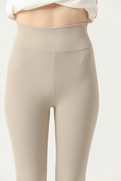 Ozy Fashion Γυναικείο κολάν χωρίς ραφή με ραβδώσεις