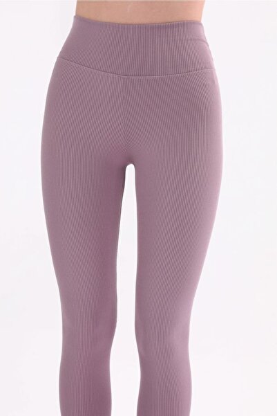 Ozy Fashion Γυναικείο κολάν χωρίς ραφή με ραβδώσεις