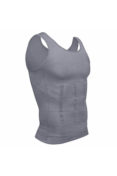 MİSTİRİK Torenova Regional Firming and Shaping Men's Corset Undershirt Gray Color
